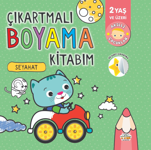 Çıkartmalı Boyama Kitabım- Seyahat - Kitapiks.com