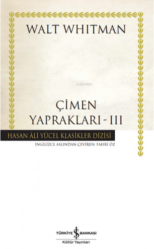 Çimen Yapraklari – Iii - Ciltli - Kitapiks.com