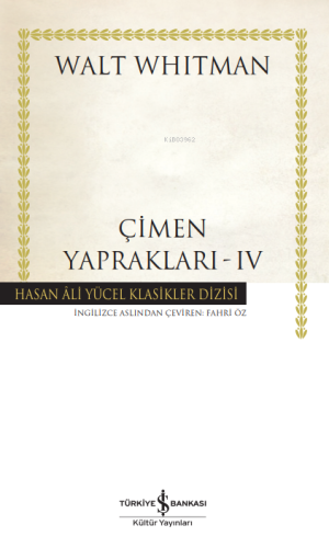 Çimen Yaprakları -IV - Kitapiks.com