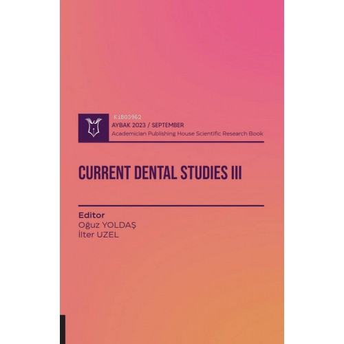 Current Dental Studies III ( Aybak 2023 September )