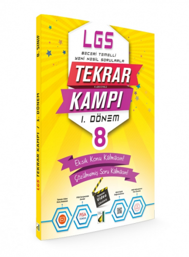 Damla LGS Tekrar Kampı 1. Dönem Yeni Nesil Sorular - Kitapiks.com