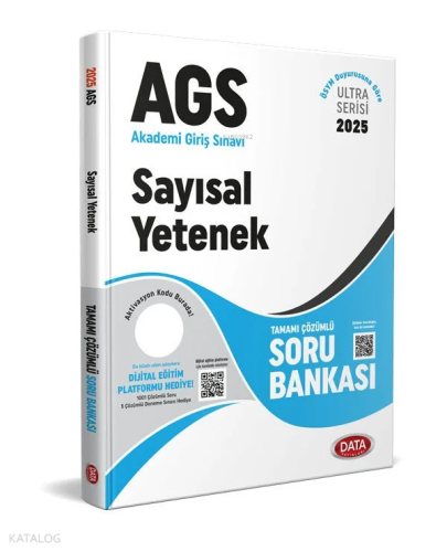 Data 2025 AGS Ultra Serisi Sayısal Yetenek (Matematik) Soru Bankası - 