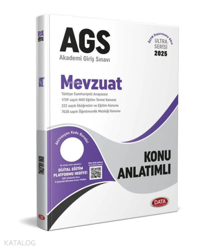 Data Yayınları 2025 AGS Ultra Serisi Mevzuat Konu Anlatımlı