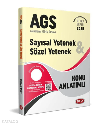 Data Yayınları 2025 AGS Ultra Serisi Sayısal Yetenek - Sözel Yetenek Konu Anlatımlı