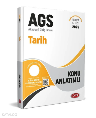 Data Yayınları 2025 AGS Ultra Serisi Tarih Konu Anlatımlı