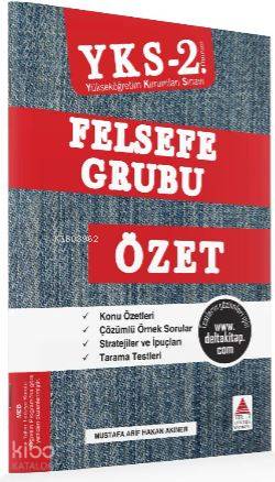 Delta Kültür Yayınları AYT Felsefe Grubu Özet Delta Kültür