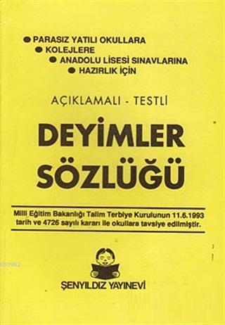 Deyimler Sözlüğü (Orta Boy) - Kitapiks.com