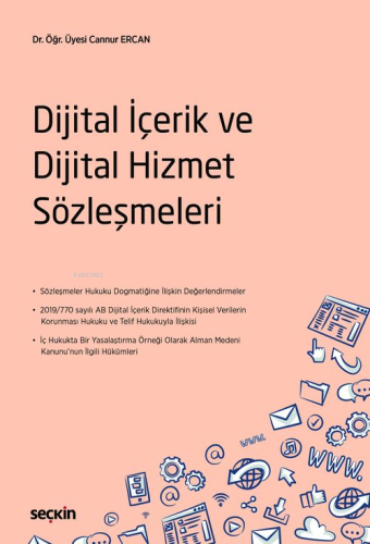 Dijital İçerik ve Dijital Hizmet Sözleşmeleri - Kitapiks.com
