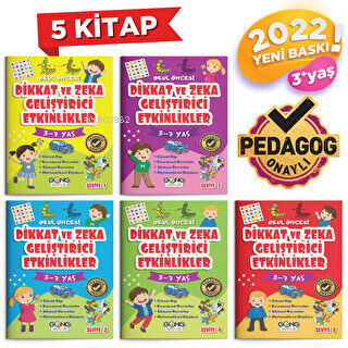 Dikkat Ve Zeka Geliştirici Etkinlikler Poşetli 5 Kitap - Kitapiks.com