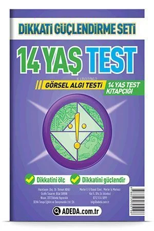 Dikkati Güçlendirme Seti 14 Yaş Test - Kitapiks.com