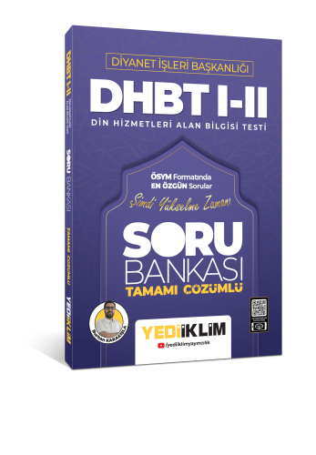 Diyanet İşleri Başkanlığı DHBT I-II Tamamı Çözümlü Soru Bankası