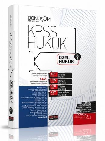 Dönüşüm KPSS A Grubu Özel Hukuk Soru Bankası Cilt 1