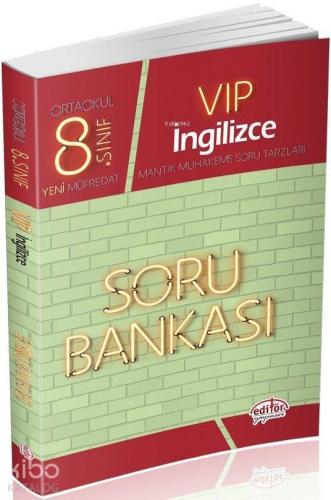 Editör Yayınları 8. Sınıf LGS VİP İngilizce Soru Bankası Editör