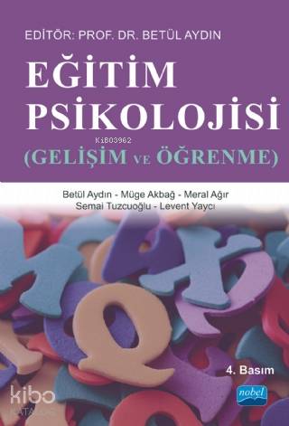 Eğitim Psikolojisi; Gelişim ve Öğrenme - Kitapiks.com