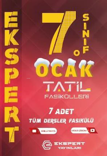 Ekspert 7, Sınıf Ocak Tatil Fasikülleri - Kitapiks.com