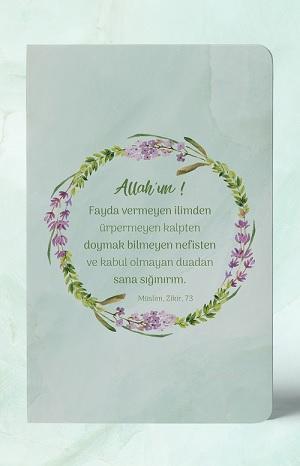 Faydasız İlimden Allah'a Sığınırım; Çizgili A5 Defter - Kitapiks.com