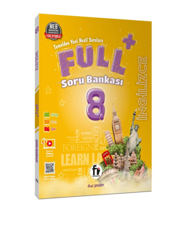 Fi Yayınları 8. Sınıf Full+ İngilizce Soru Bankası