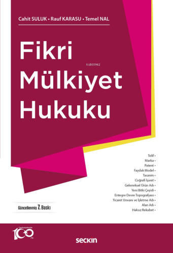 Fikri Mülkiyet Hukuku - Kitapiks.com