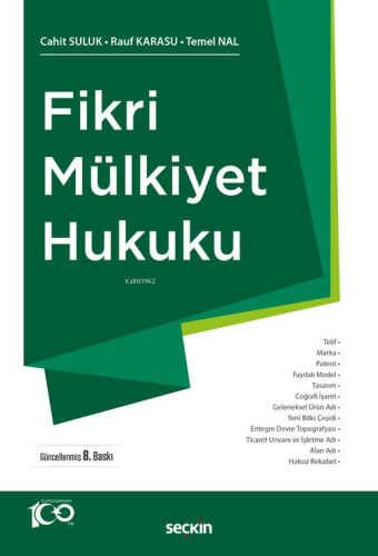 Fikri Mülkiyet Hukuku - Kitapiks.com