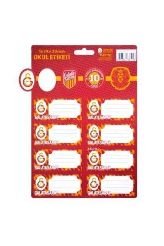 Galatasaray Lisanslı Okul Defter Etiketi 3 Yaprak