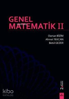 Genel Matematik 2 - Kitapiks.com