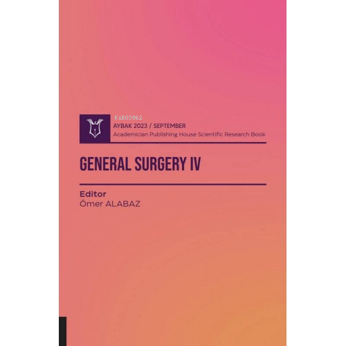 General Surgery IV ( Aybak 2023 Eylül )