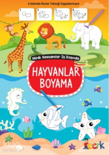 Hayvalar Boyama;Minik Ressam İş Başında