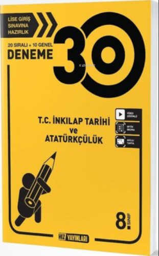 HIZ T.C İnkılap Tarihi Ve Atatürkçülük 30 lu Deneme