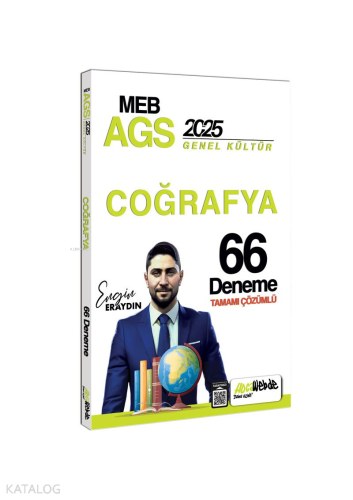 HocaWebde Yayınları 2025 MEB AGS Türkiye Coğrafyası Tamamı Çözümlü 66 Deneme Sınavı