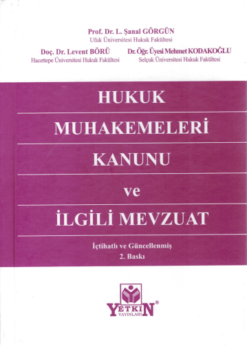 Hukuk Muhakemeleri Kanunu ve İlgili Mevzuat