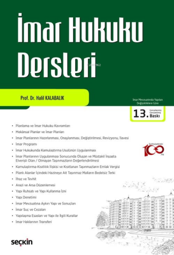 İmar Hukuku Dersleri - Kitapiks.com