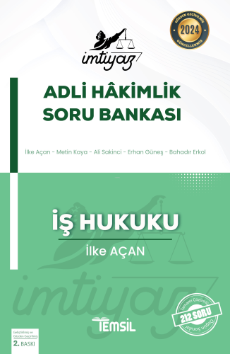İmtiyaz Adli Hakimlik Soru Bankası İş Hukuku - Kitapiks.com