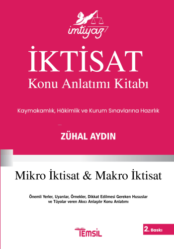 İmtiyaz İktisat Konu Anlatımı Kitabı - Kitapiks.com