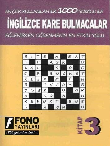 İngilizce Kare Bulmacalar 3 - Kitapiks.com
