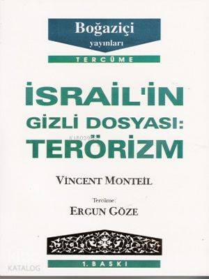 İsrail'in Gizli Dosyası Terörizm - Kitapiks.com