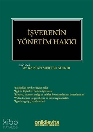 İşverenin Yönetim Hakkı - Kitapiks.com