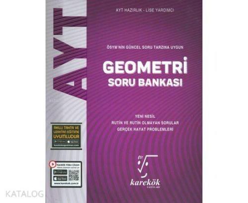 Karekök AYT Geometri Soru Bankası - Kitapiks.com