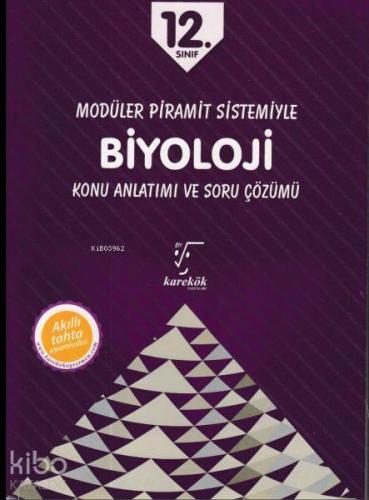 Karekök Yayınları 12. Sınıf Biyoloji MPS Konu Anlatımı ve Soru Çözümü Karekök