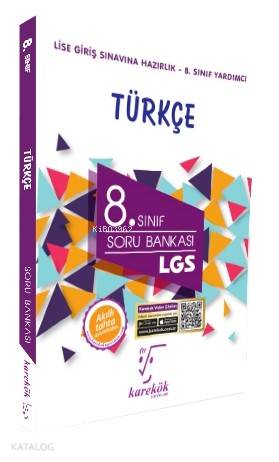 Karekök Yayınları 8. Sınıf LGS Türkçe Soru Bankası Karekök - Kitapiks.