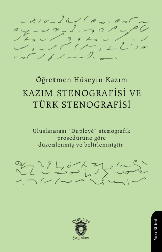 Kazım Stenografisi ve Türk Stenografisi - Kitapiks.com