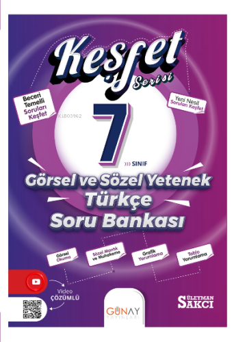 Keşfet Görsel ve Sözel Yetenek Soru Bankası
