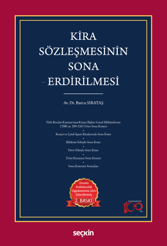 Kira Sözleşmesinin Sona Erdirilmesi - Kitapiks.com