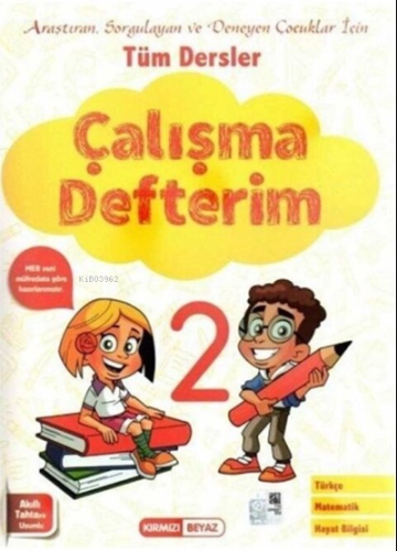 Kırmızı Beyaz 2.Sınıf Çalışma Defteri - Kitapiks.com