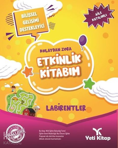 Kolaydan Zora Etkinlik Kitabım - Labirentler