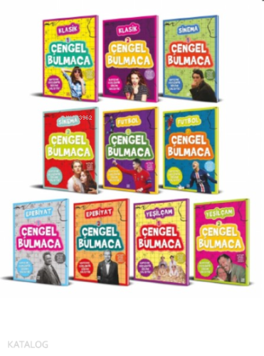 Konulu Çengel Bulmaca Seti ;(10 Kitap Takım) - Kitapiks.com