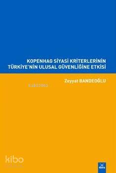 Kopenhag Siyasi Kriterlerinin Türkiye'nin Ulusal Güvenliğine Etkisi - 