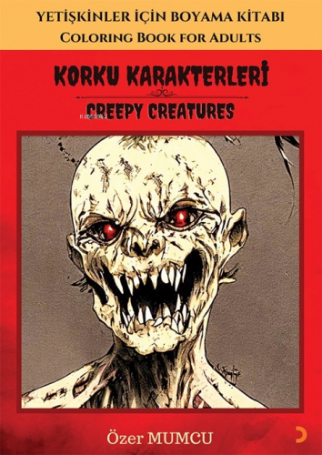 Korku Karakterleri – Yetişkinler için Boyama Kitabı - Kitapiks.com