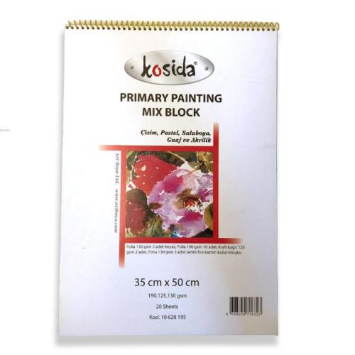 Kosida Primary Painting Mix Block 35X50:10628195