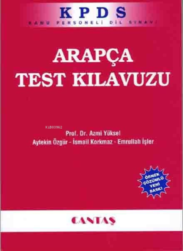 KPDS Arapça Test Kılavuzu - Kitapiks.com