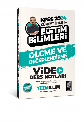 KPSS 2024 Cüneyt İltuş ile Ölçme Ve Değerlendirme Video Ders Notları -